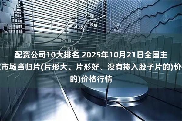 配资公司10大排名 2025年10月21日全国主要批发市场当归片(片形大、片形好、没有掺入股子片的)价格行情