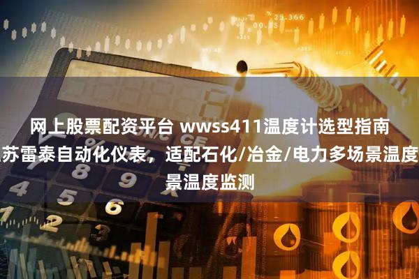 网上股票配资平台 wwss411温度计选型指南：江苏雷泰自动化仪表，适配石化/冶金/电力多场景温度监测